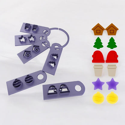 Christmas Stud Set - Halkalı