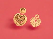 Raffia Earring Pattern 2