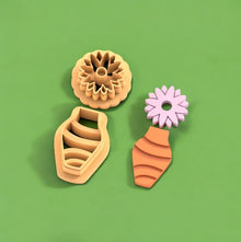 Flower Vase Earring Pattern 01