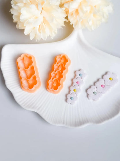 Flower Earring/Clip Mold Set