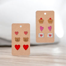 Valentines Stud Set - Halkalı