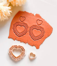 Ceramic Pattern Heart Mold