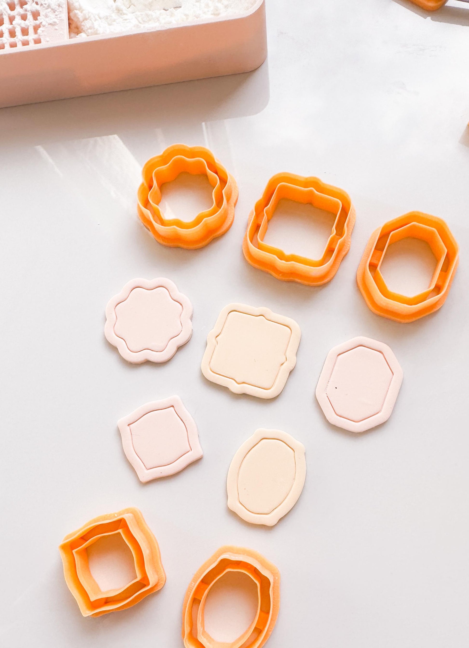 Vintage Frame Clay Cutter Set: Jewelry & Fondant DIY Crafting