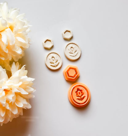 Flower Clay Cutter Set: Floral Earring Making Tool