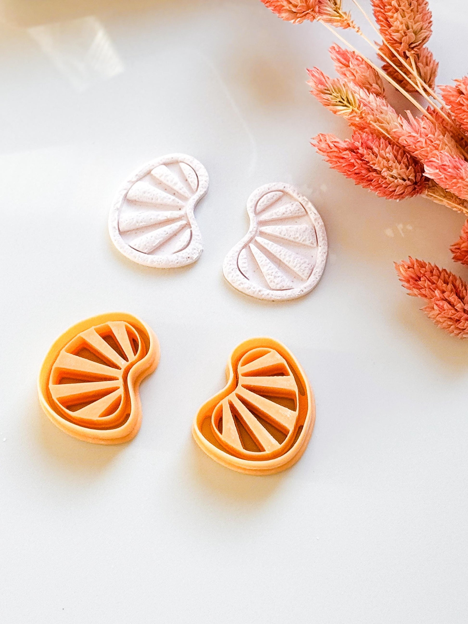 Sunray Embossed Clay Cutter: Modern Jewelry Making Tool