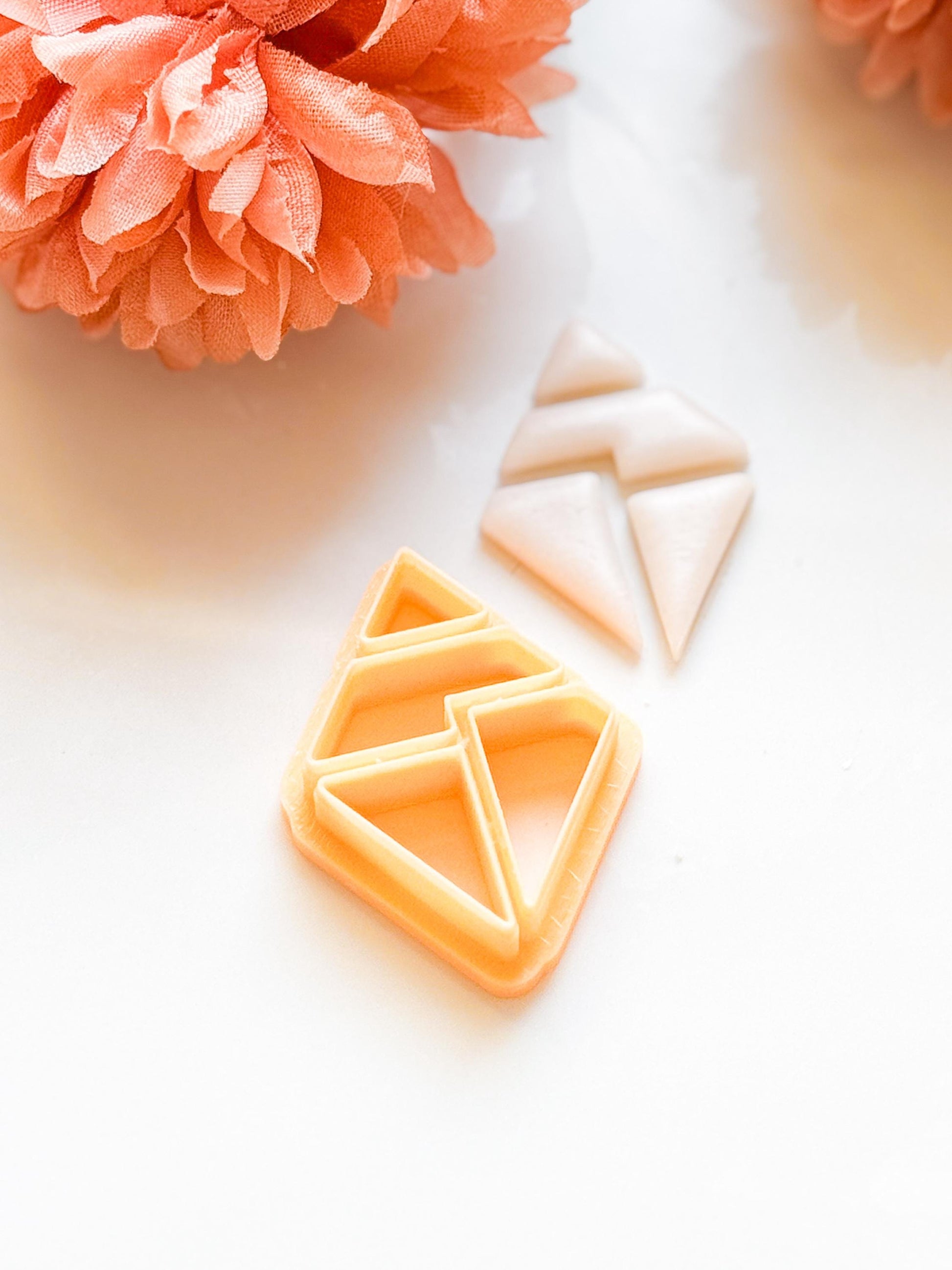 Geometric Clay Cutter Set: Modern DIY Earring Jewelry Making