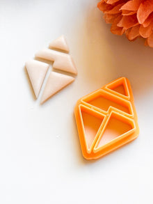 Geometric Clay Cutter Set: Modern DIY Earring Jewelry Making