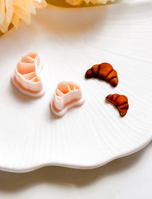 Croissant Clay Cutter | Pastry Shape Polymer Clay Tool | DIY Jewelry Making | Food-Themed Craft Supplies