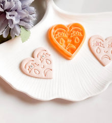 Crying Heart Clay Cutter: Emotional Jewelry Making Tool