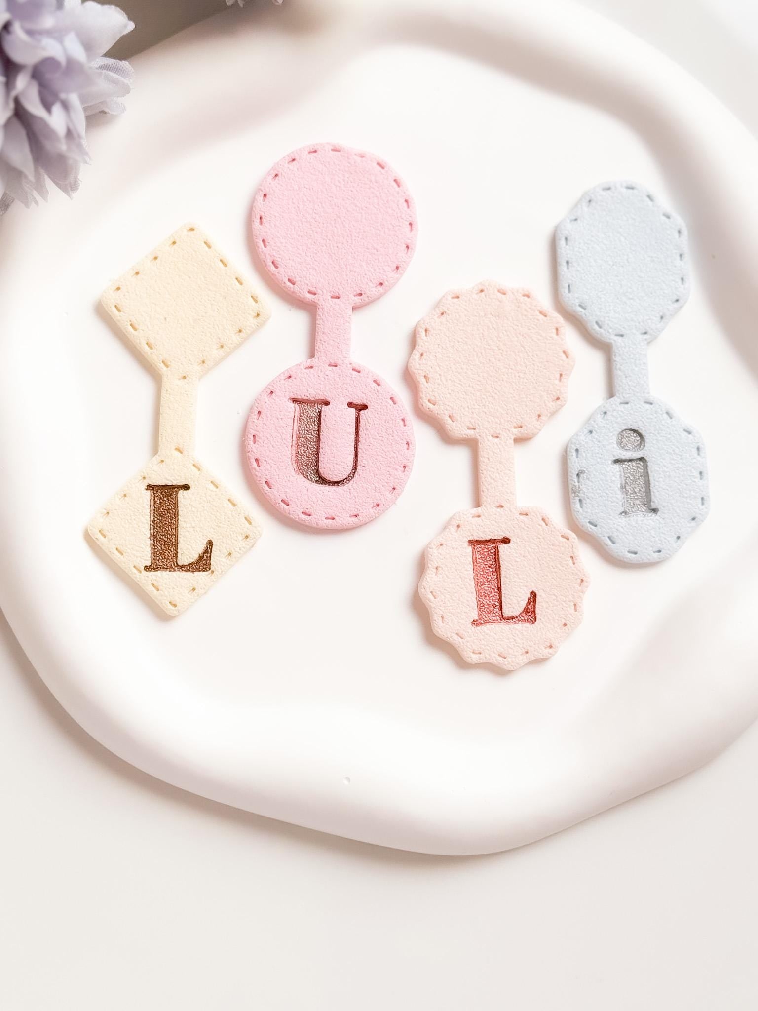 Stitch Effect Clay Cutter Set: Keychain & Bag Charm Maker