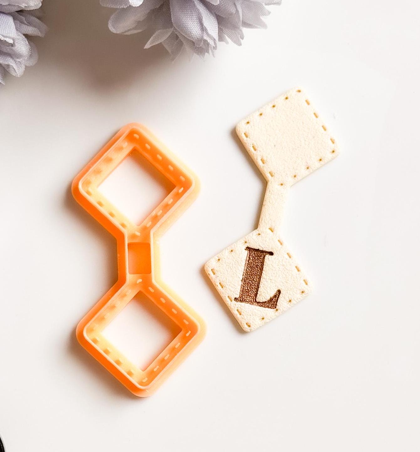 Stitch Effect Clay Cutter Set: Keychain & Bag Charm Maker