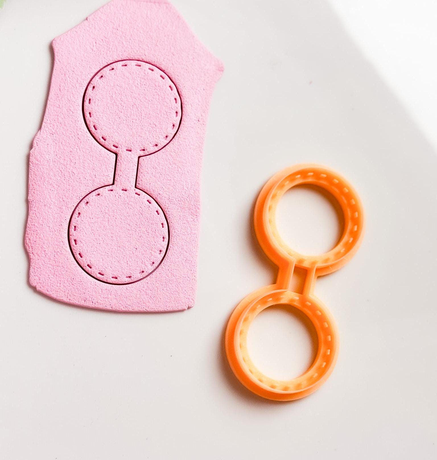 Stitch Effect Clay Cutter Set: Keychain & Bag Charm Maker