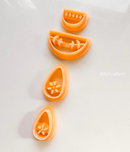 Ceramic Pattern Clay Earring Cutter: Boho Jewelry Making