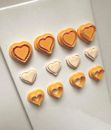 Set of 8 hearts