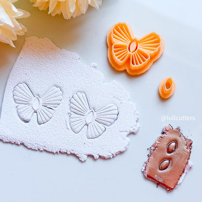 Art Deco Butterfly Clay Cutter: DIY Polymer Clay Earring Tool