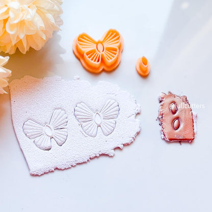 Art Deco Butterfly Clay Cutter: DIY Polymer Clay Earring Tool