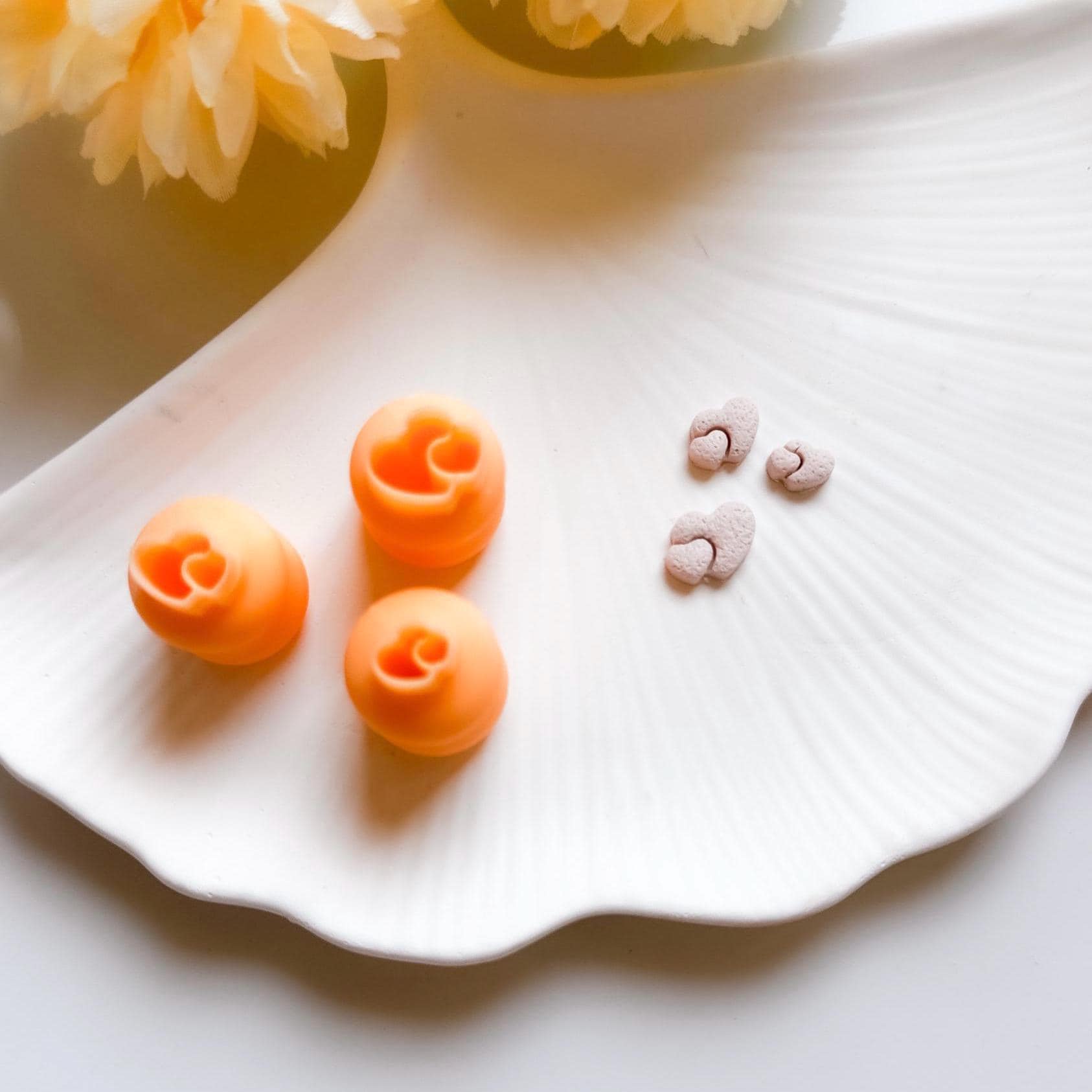 Mini Heart Earring Cutter Set: Polymer Clay Jewelry Making