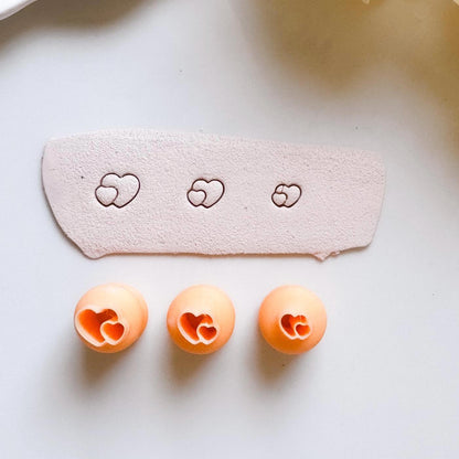 Mini Heart Earring Cutter Set: Polymer Clay Jewelry Making