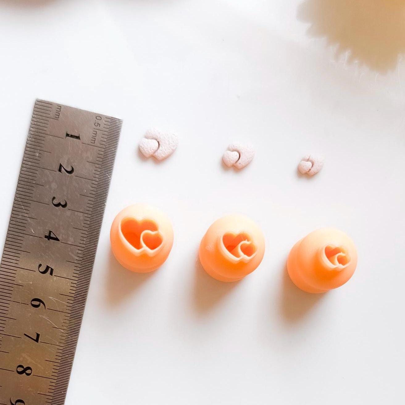 Mini Heart Earring Cutter Set: Polymer Clay Jewelry Making