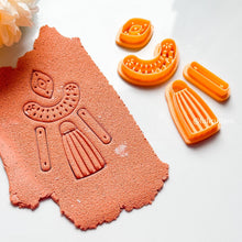 Etnik Statement Earrings Cutter Set: Boho Polymer Clay Jewelry Making