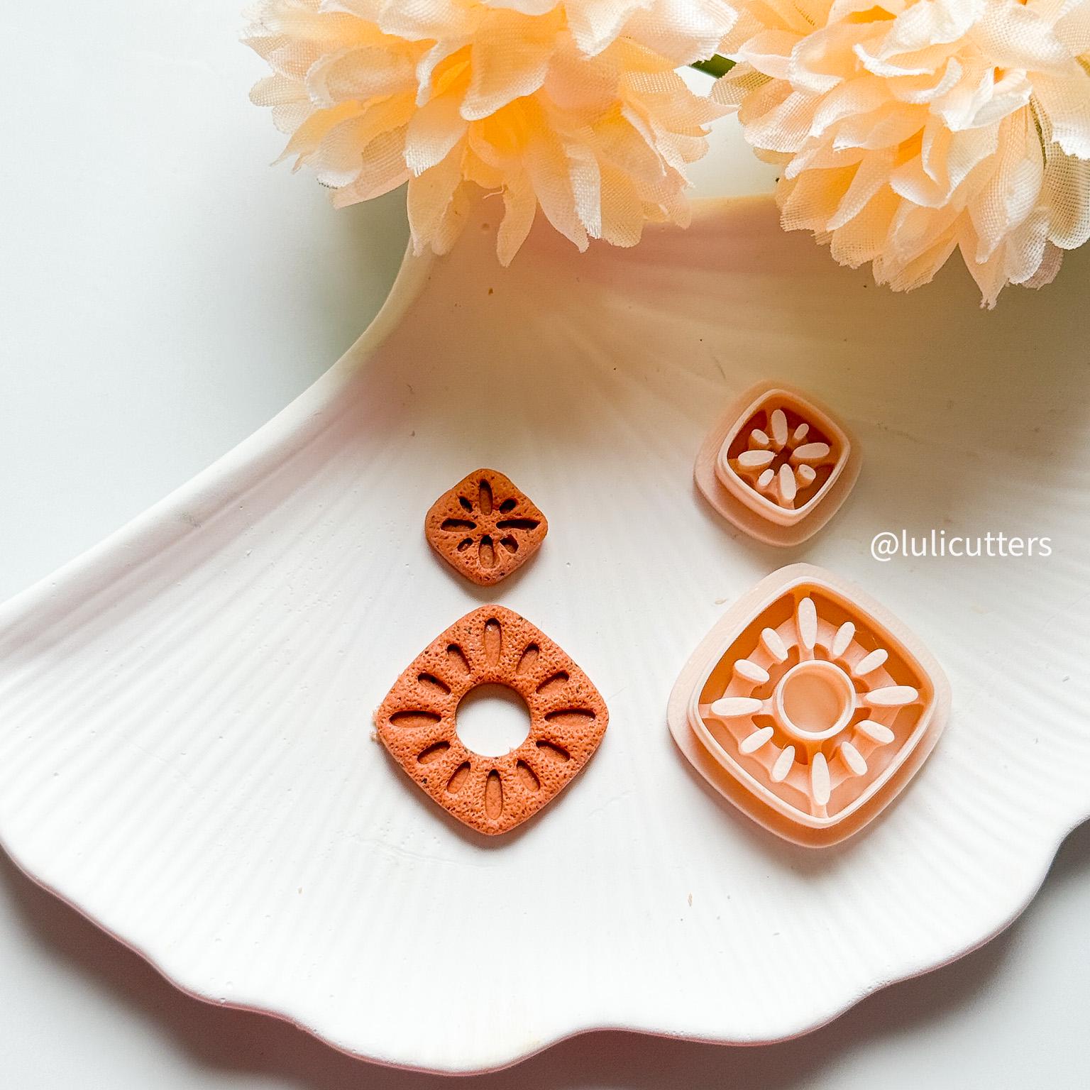 Ceramic Pattern Clay Cutter: Faux Pottery Jewelry Tool