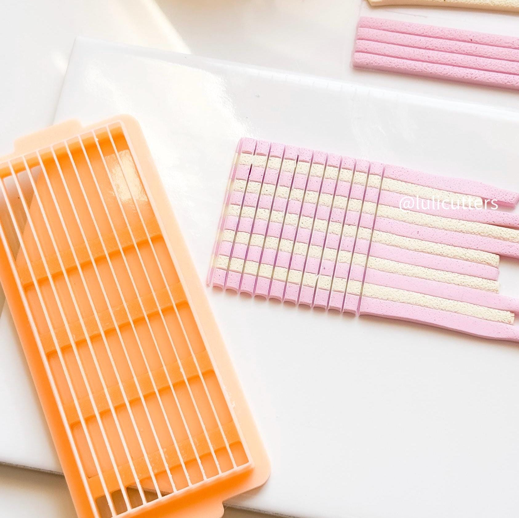 Stripe Clay Cutter: Polymer Clay Striped Texture Tool