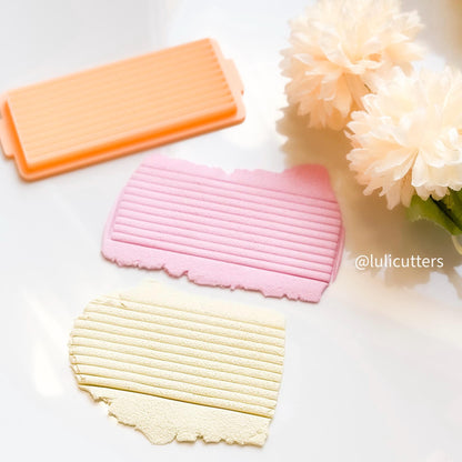 Stripe Clay Cutter: Polymer Clay Striped Texture Tool