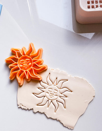 Sun Face Clay Cutter: Boho Jewelry & Crafts