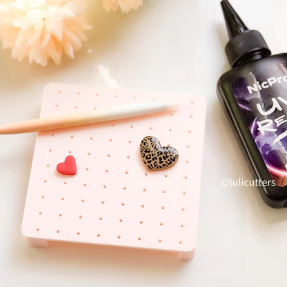 Resin Earring Application Board | UV Resin Jewelry Tool | Epoxy Crafting Stand