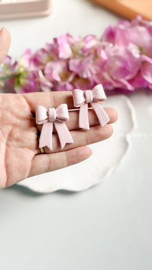 Coquette Bow Earring Clay Cutters: Sharp Edge, 3 Sizes