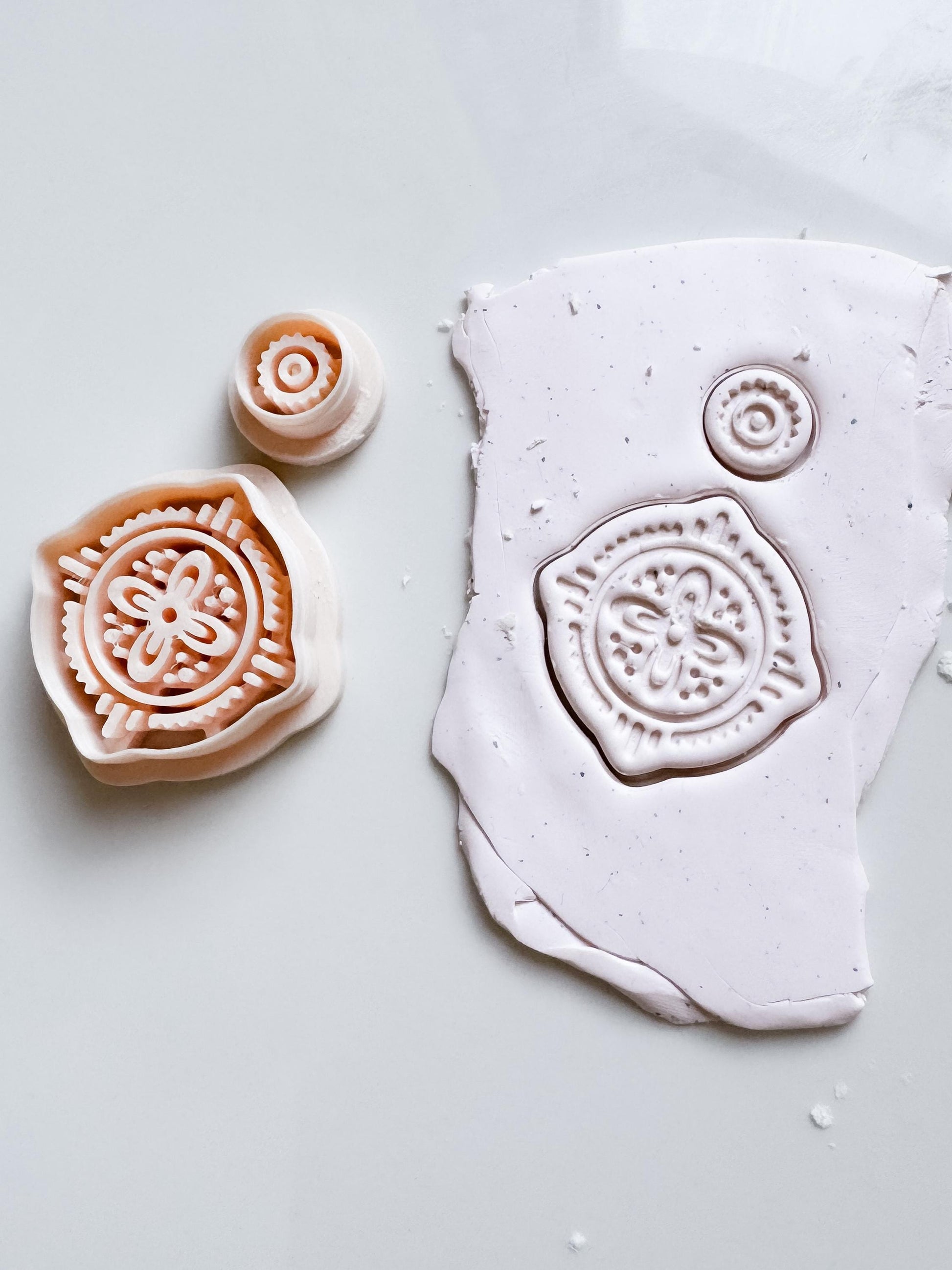 Ethnic Ceramic Pattern Clay Cutter Set: Polymer Clay Earring DIY