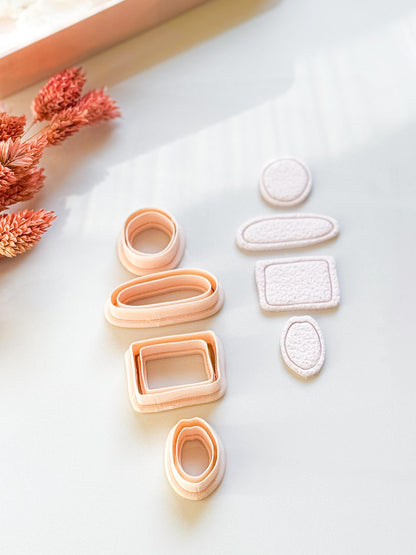 Organic Shape Polymer Clay Cutters: DIY Jewelry Making, 4 Piece Set