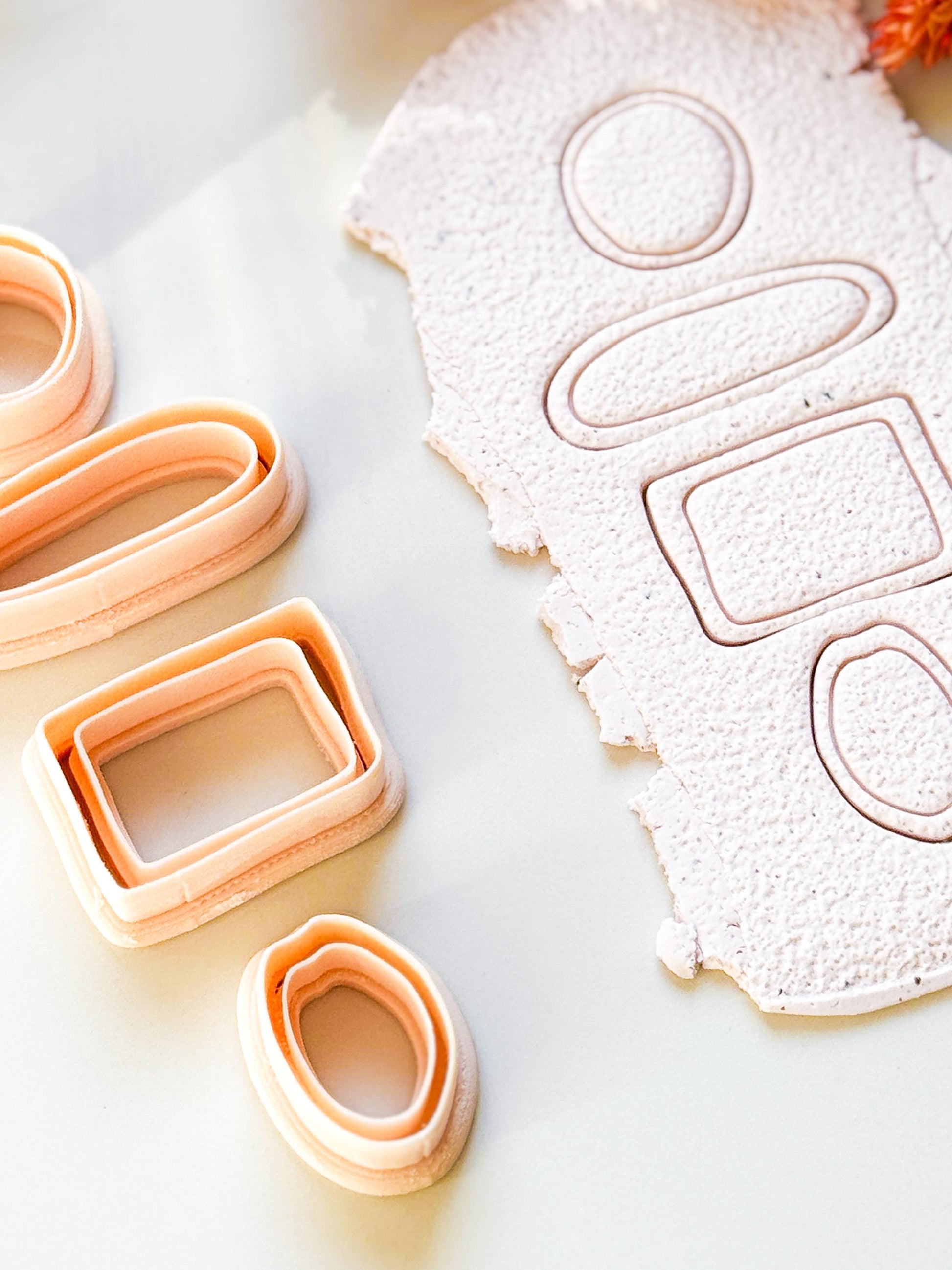 Organic Shape Polymer Clay Cutters: DIY Jewelry Making, 4 Piece Set