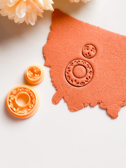 Ceramic Pattern Earring Clay Cutter: Textured Jewelry Making Tool