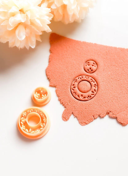 Ceramic Pattern Earring Clay Cutter: Textured Jewelry Making Tool