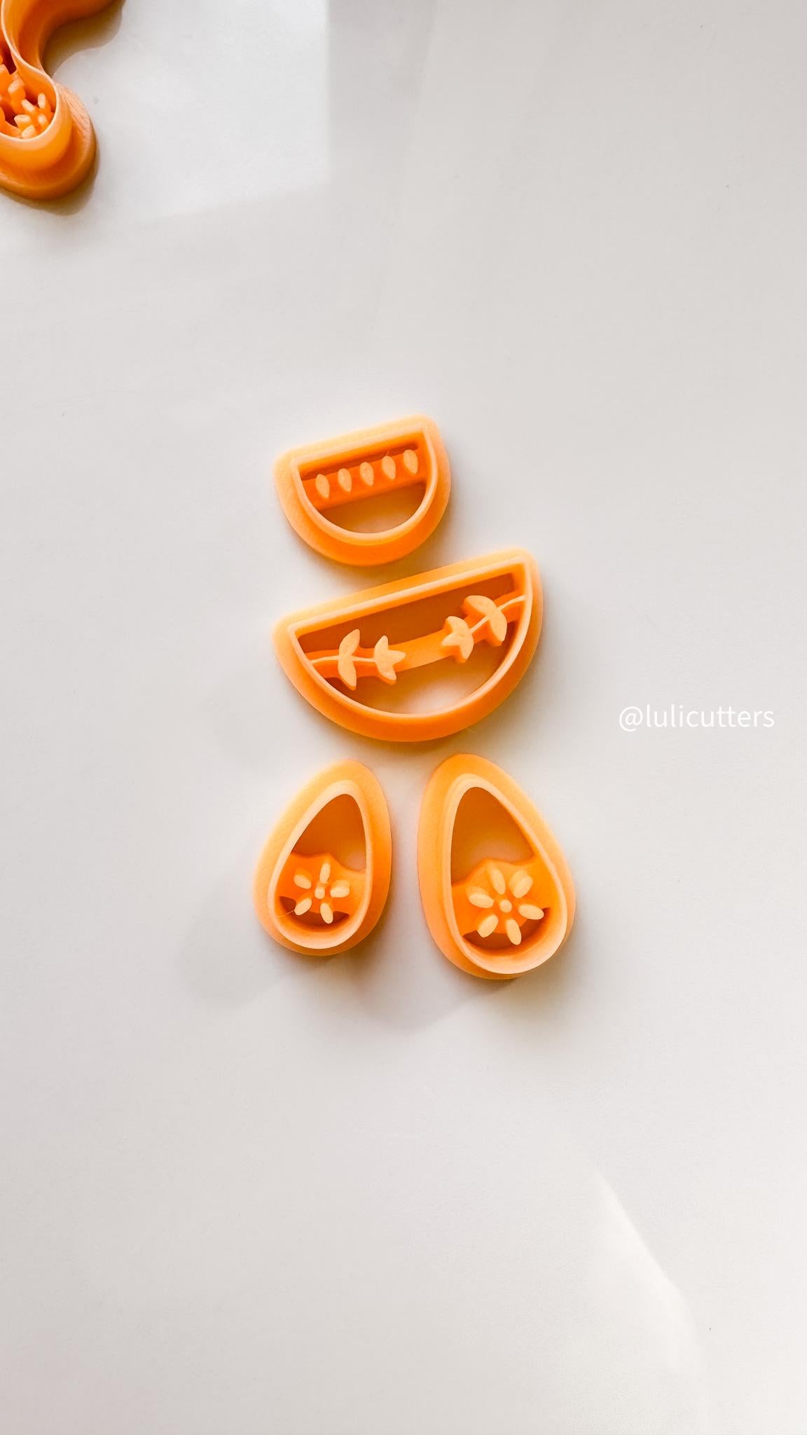 Ceramic Pattern Clay Earring Cutter: Boho Jewelry Making