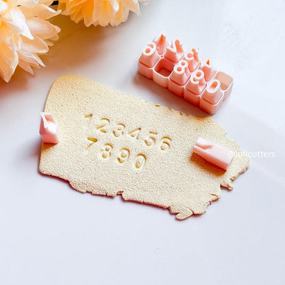 Lowercase Letter Stamp Set for Clay: Alphabet Imprint Tool (6mm 7mm 8mm)