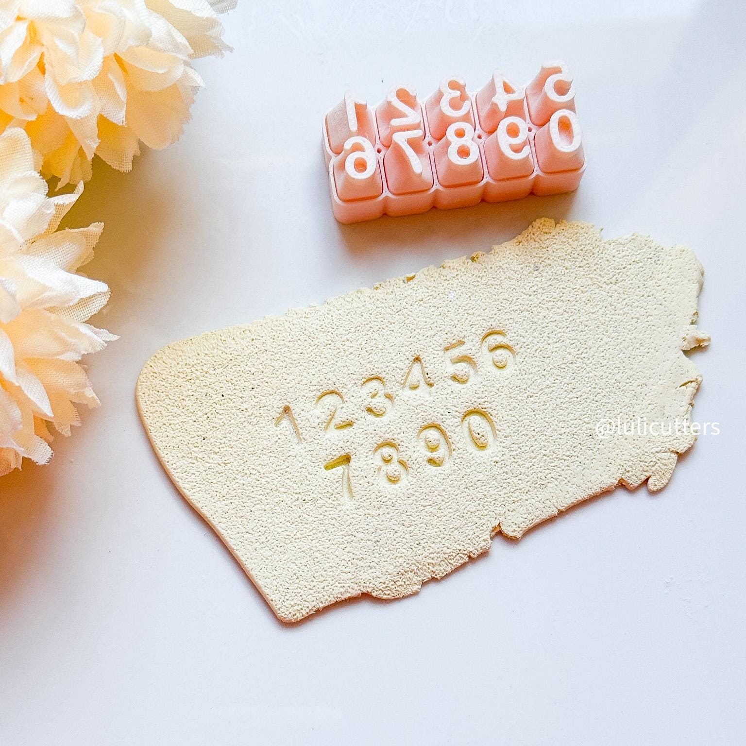 Lowercase Letter Stamp Set for Clay: Alphabet Imprint Tool (6mm 7mm 8mm)