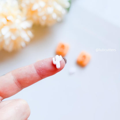 Micro Cactus Clay Cutter Set: Mini Polymer Clay Jewelry Tool