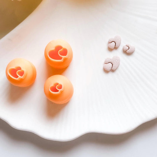 Mini Heart Earring Cutter Set: Polymer Clay Jewelry Making
