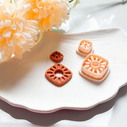 Ceramic Pattern Clay Cutter: Faux Pottery Jewelry Tool