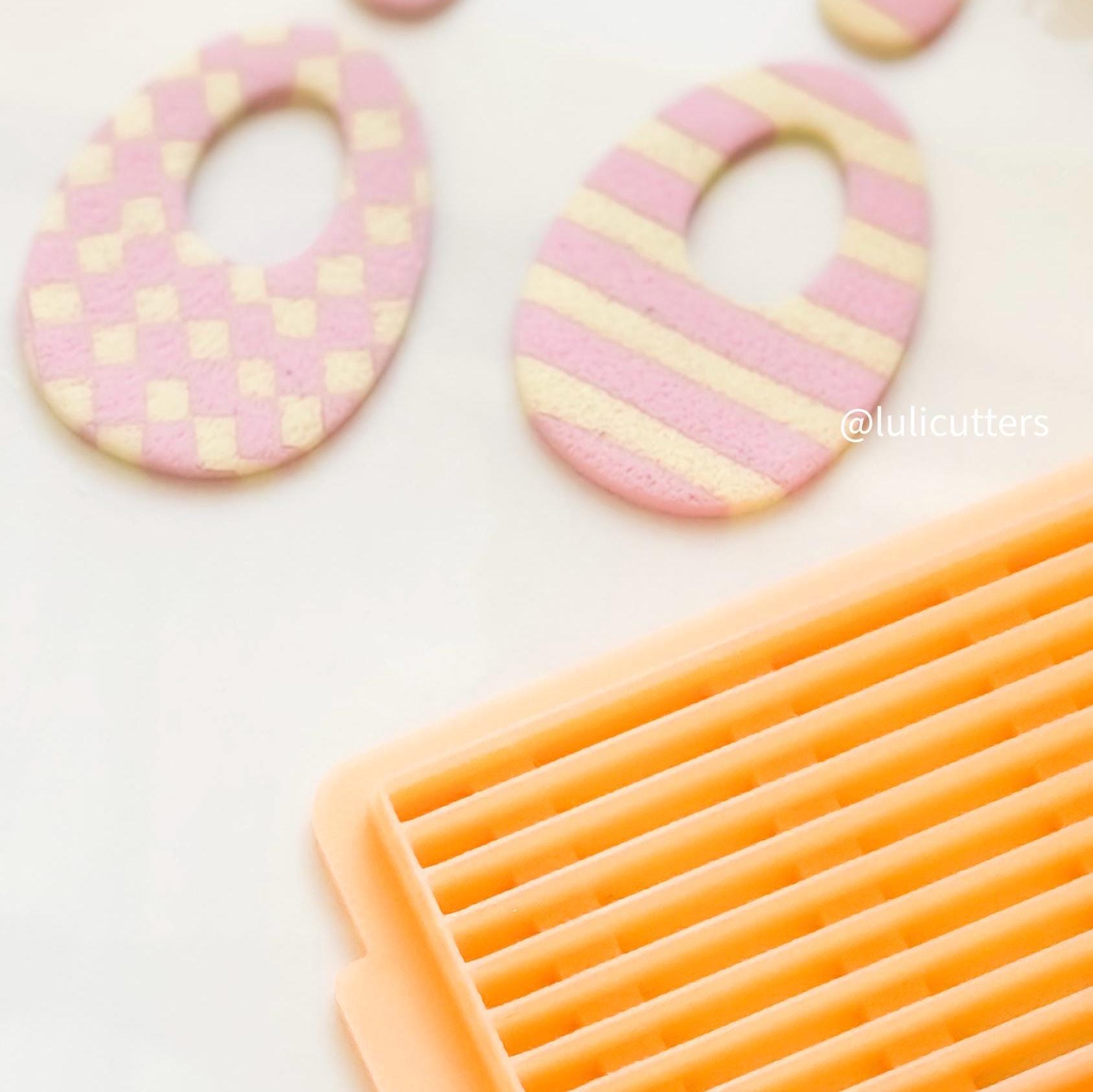 Stripe Clay Cutter: Polymer Clay Striped Texture Tool