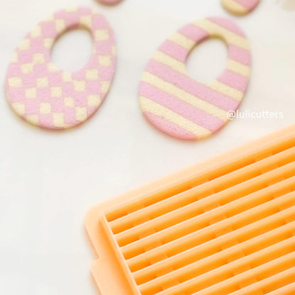 Stripe Clay Cutter: Polymer Clay Striped Texture Tool