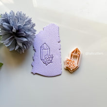 Crystal & Flower Clay Cutter: Geometric Polymer Clay Tool