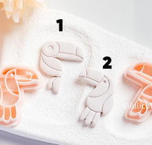 Toucan Polymer Clay Cutters: Tropical Bird Earring DIY Set