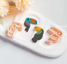 Toucan Polymer Clay Cutters: Tropical Bird Earring DIY Set
