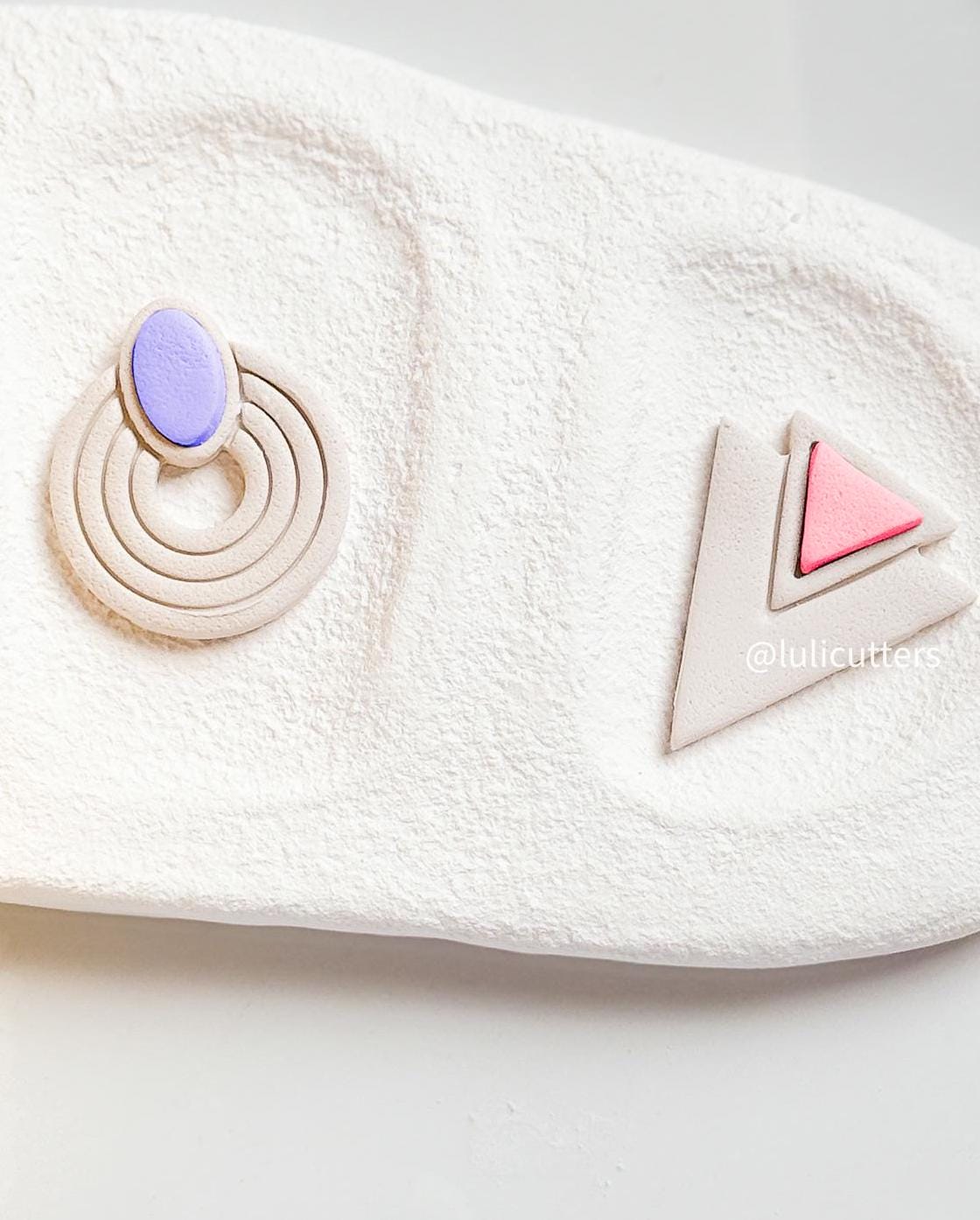 Layered Triangle Cutter Set: Geometric Jewelry Design