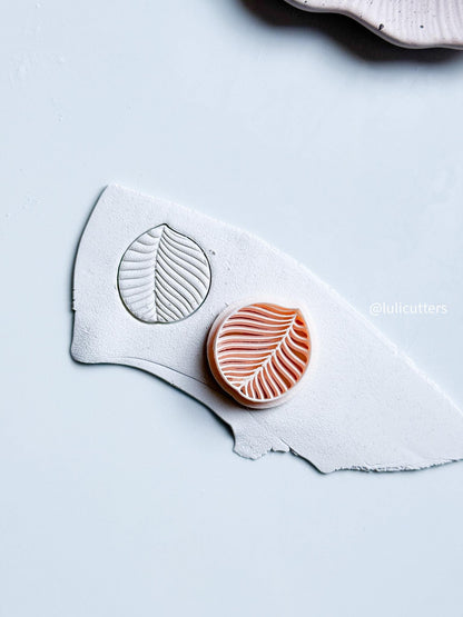Botanical Leaf Clay Cutter: Deep Imprint Polymer Clay Earring Tool