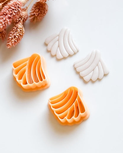 Boho Leaf Clay Cutter: Embossed Polymer Clay Jewelry Making