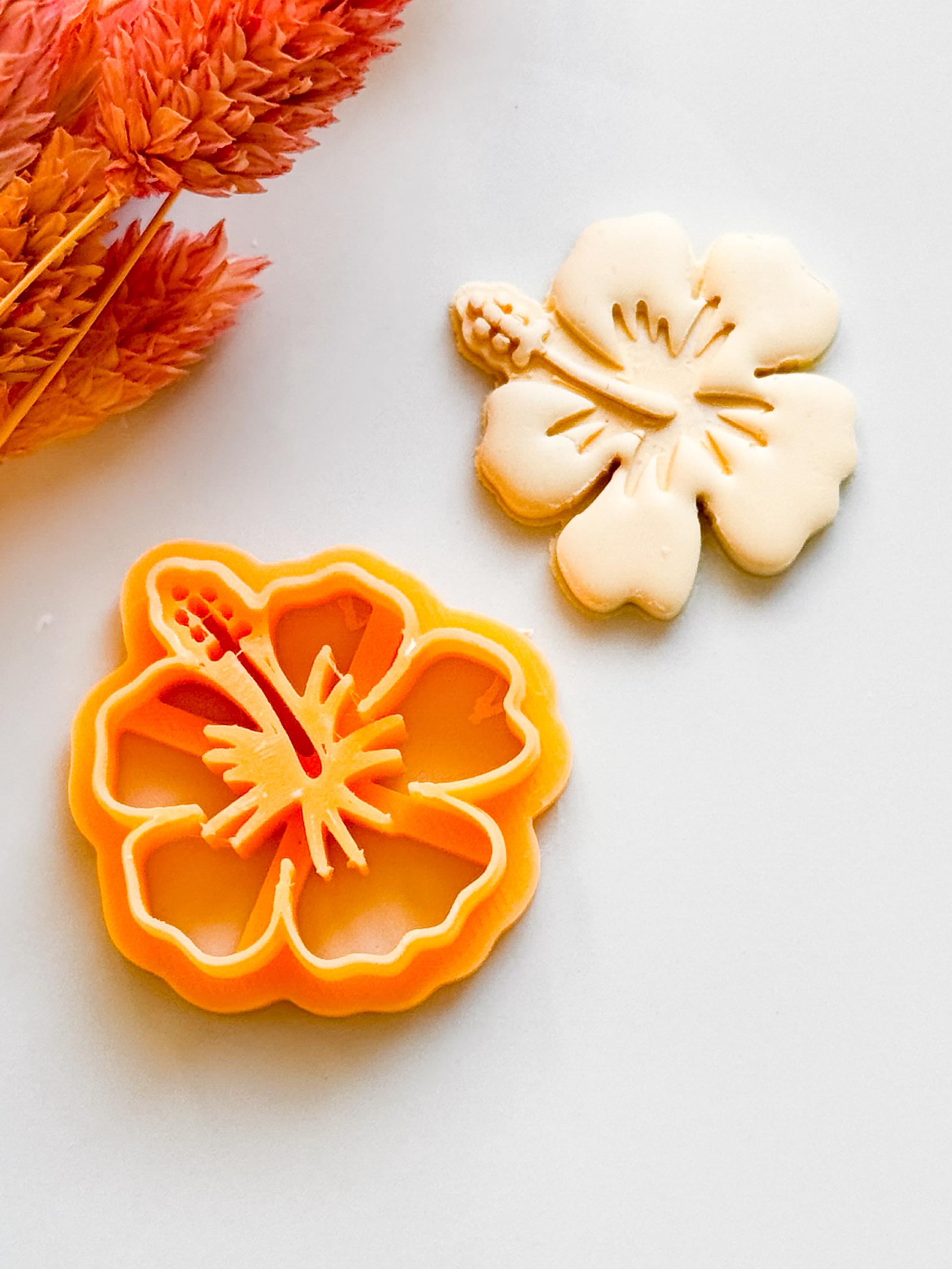 Hawaiian Flower Clay Cutter: Tropical Earring & Jewelry Making